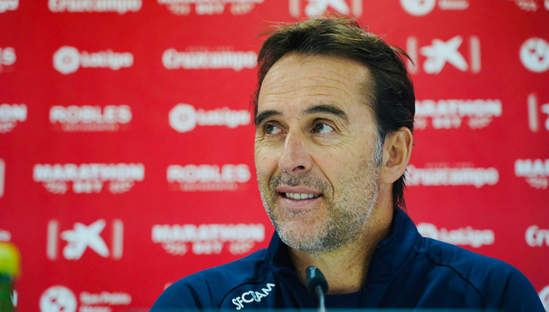 Julen Lopetegui, en la rueda de prensa previa al Atlético de Madrid